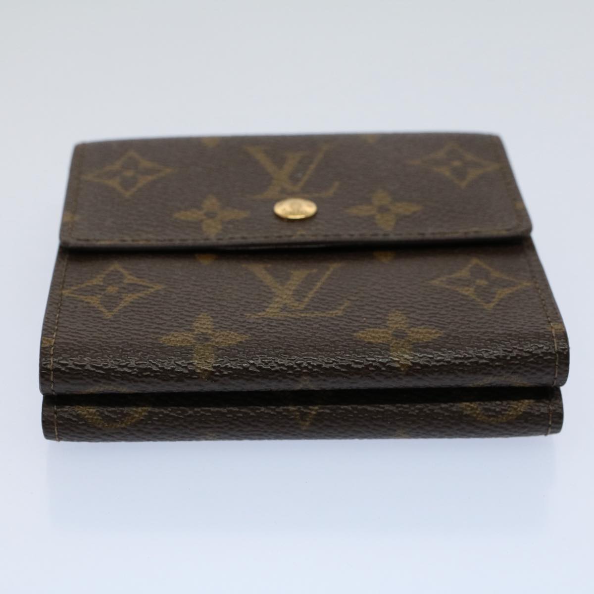 LOUIS VUITTON Monogram Porte Monnaie Bier Cartes Crdit Wallet M61652 Auth yk8504