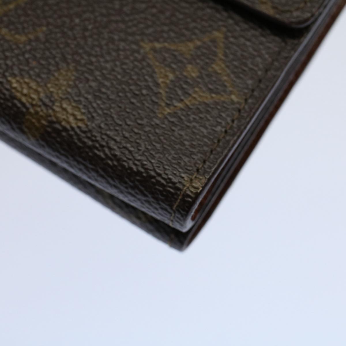 LOUIS VUITTON Monogram Porte Monnaie Bier Cartes Crdit Wallet M61652 Auth yk8504