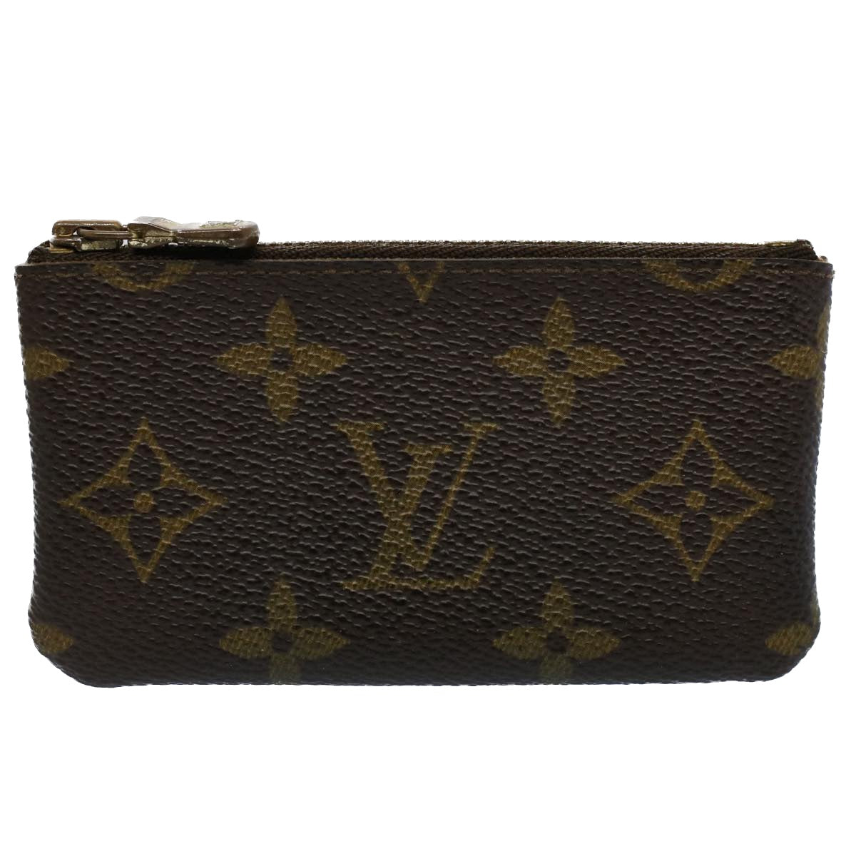 LOUIS VUITTON Monogram Pochette Cles Coin Purse M62650 LV Auth yk8517