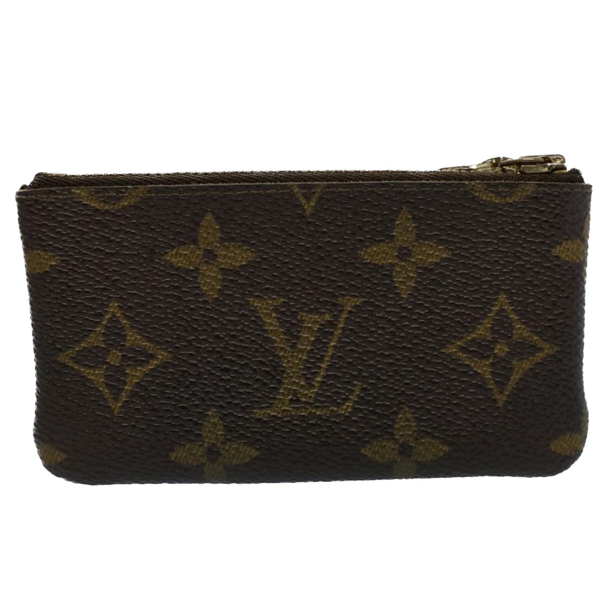 LOUIS VUITTON Monogram Pochette Cles Coin Purse M62650 LV Auth yk8517