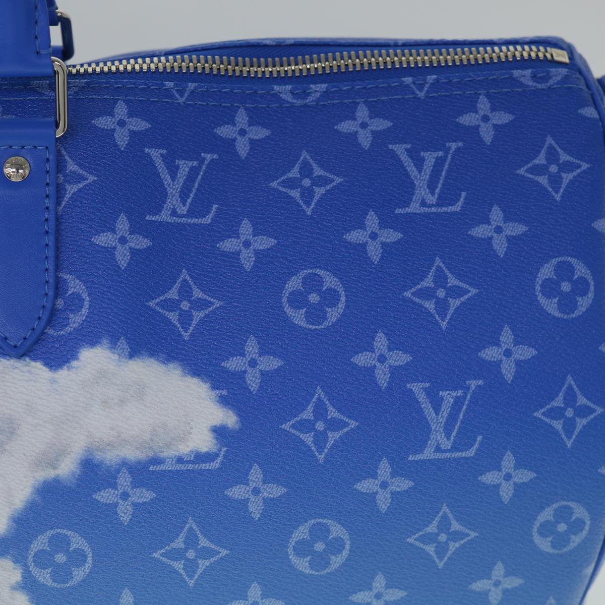 LOUIS VUITTON Monogram Clouds Keepall Bandouliere 50 Bag M45428 Auth yk8550A