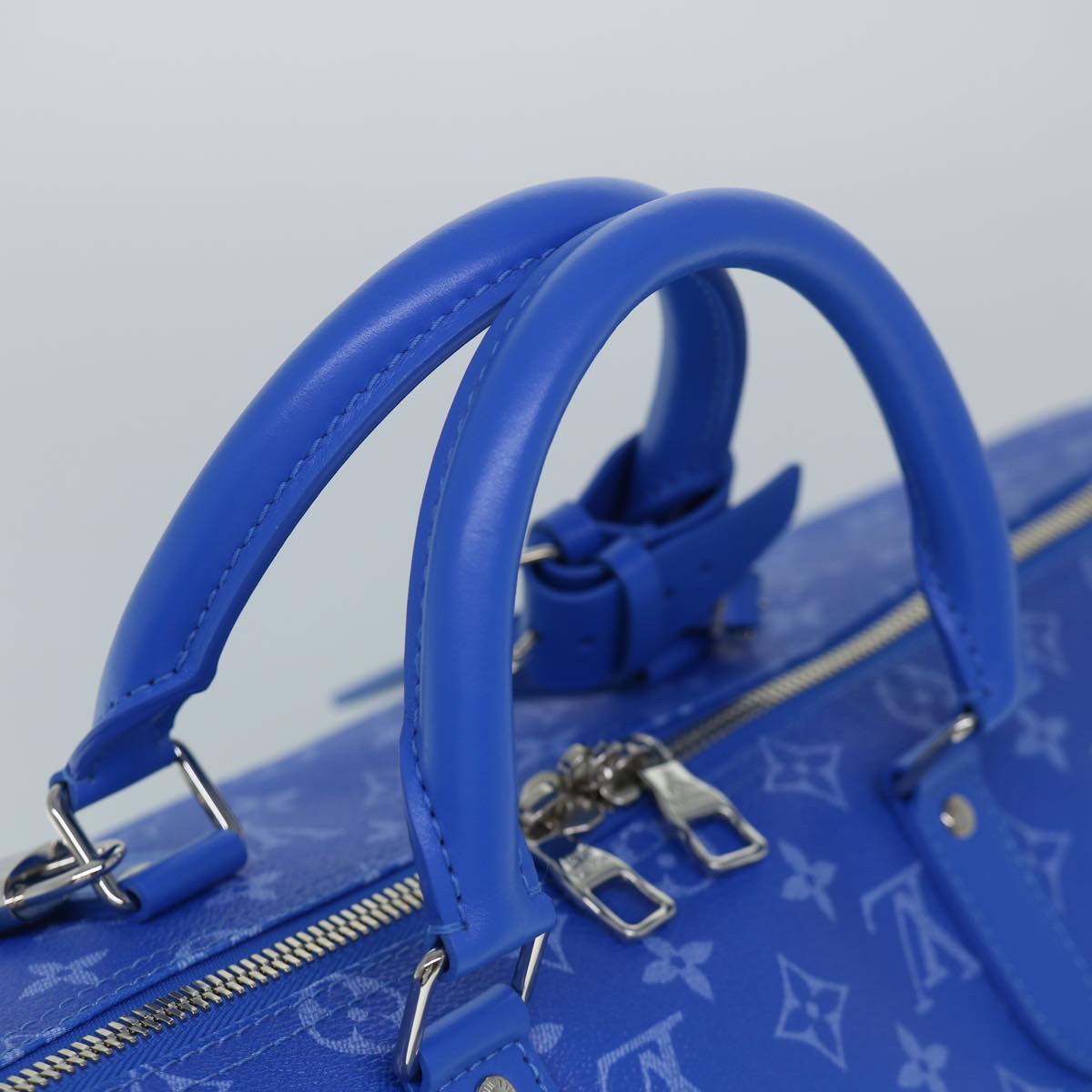 LOUIS VUITTON Monogram Clouds Keepall Bandouliere 50 Bag M45428 Auth yk8550A