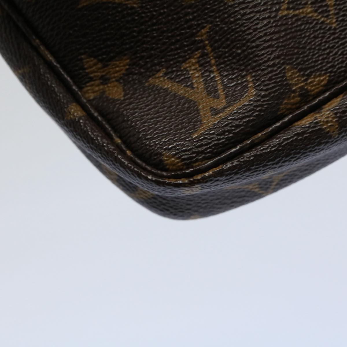 LOUIS VUITTON Monogram Pochette Accessoires Pouch M51980 LV Auth yk8605