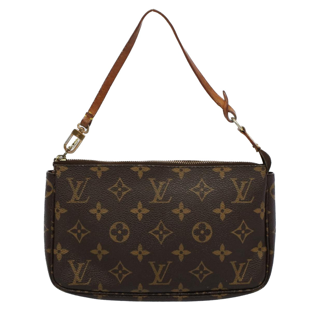 LOUIS VUITTON Monogram Pochette Accessoires Pouch M51980 LV Auth yk8605