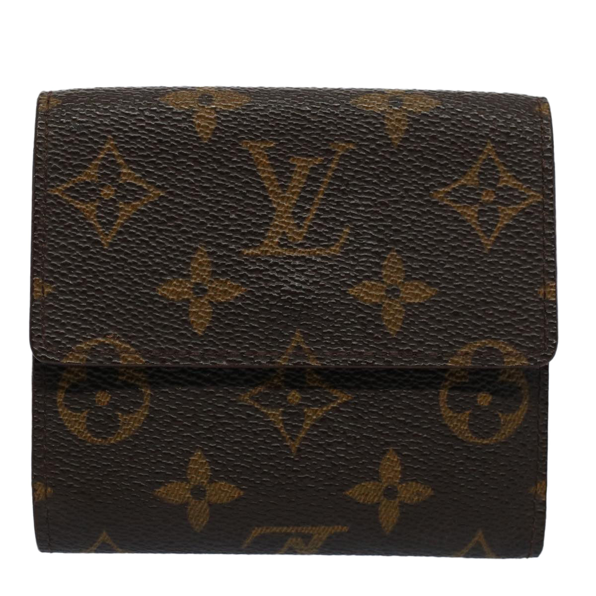 LOUIS VUITTON Monogram Porte Monnaie Bier Cartes Crdit Wallet M61652 Auth yk8634