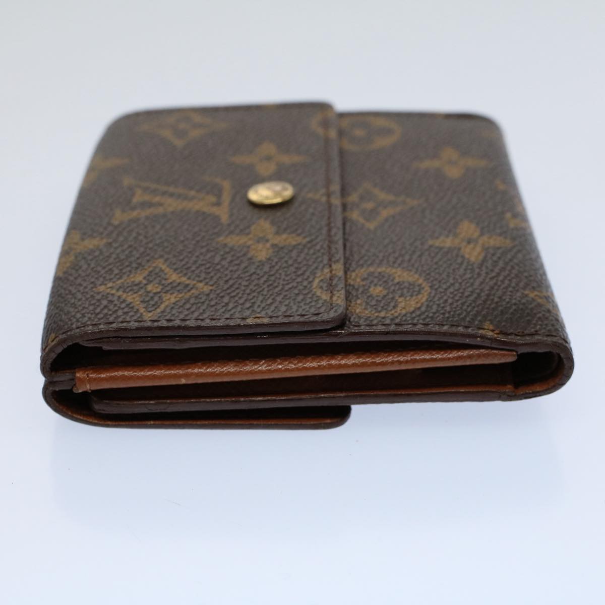 LOUIS VUITTON Monogram Porte Monnaie Bier Cartes Crdit Wallet M61652 Auth yk8634