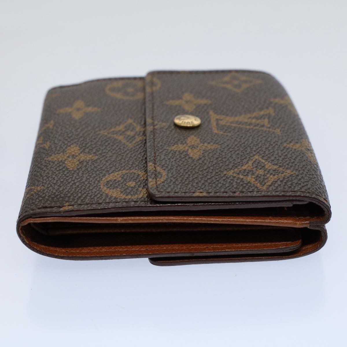 LOUIS VUITTON Monogram Porte Monnaie Bier Cartes Crdit Wallet M61652 Auth yk8634