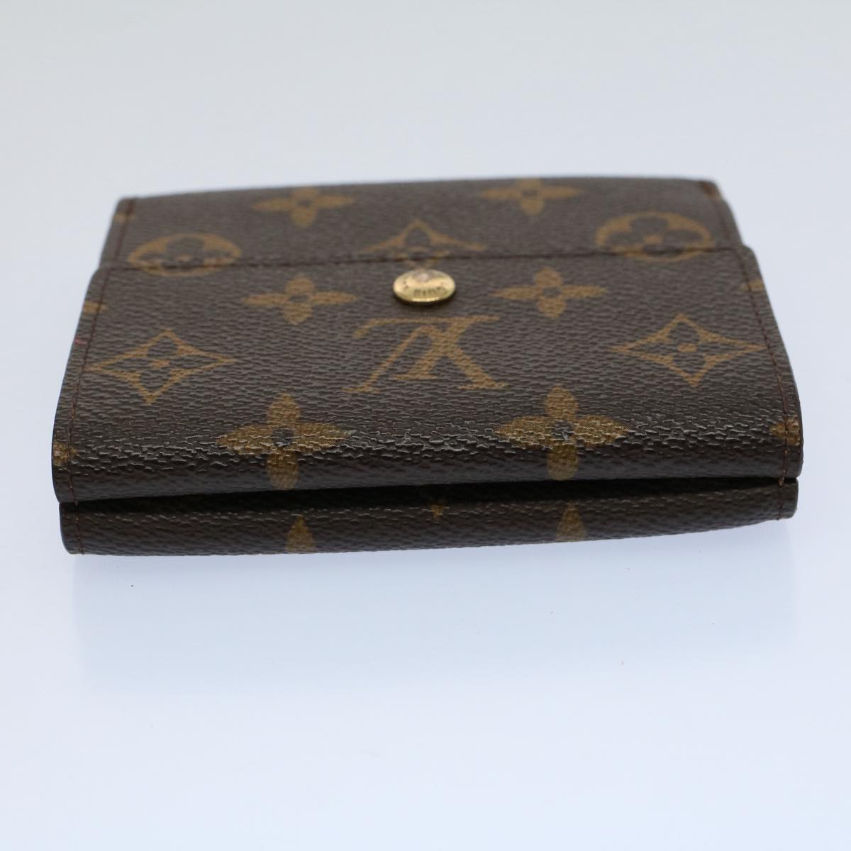 LOUIS VUITTON Monogram Porte Monnaie Bier Cartes Crdit Wallet M61652 Auth yk8634