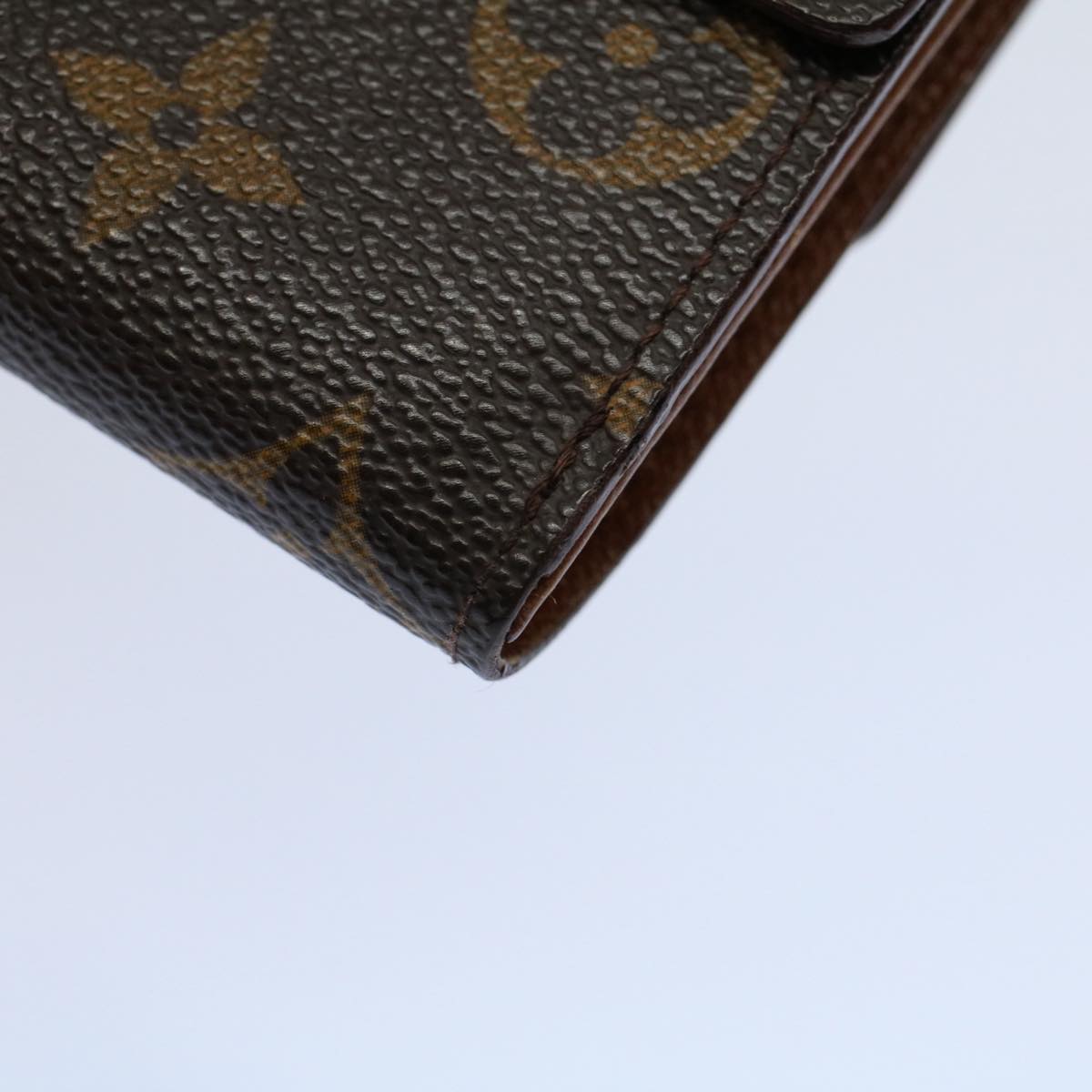 LOUIS VUITTON Monogram Porte Monnaie Bier Cartes Crdit Wallet M61652 Auth yk8634