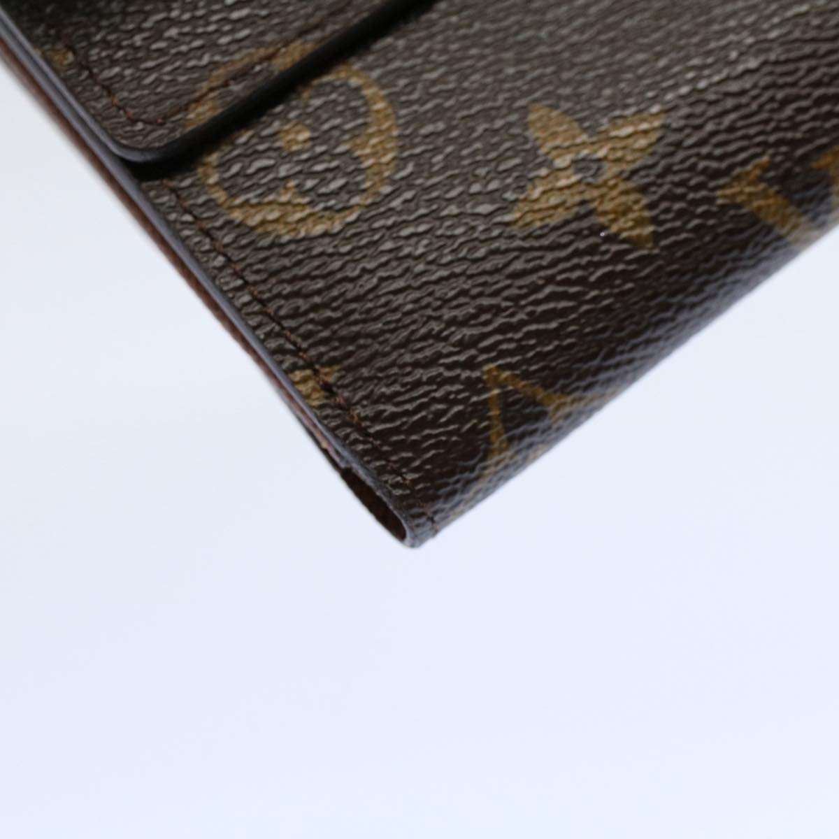 LOUIS VUITTON Monogram Porte Monnaie Bier Cartes Crdit Wallet M61652 Auth yk8662