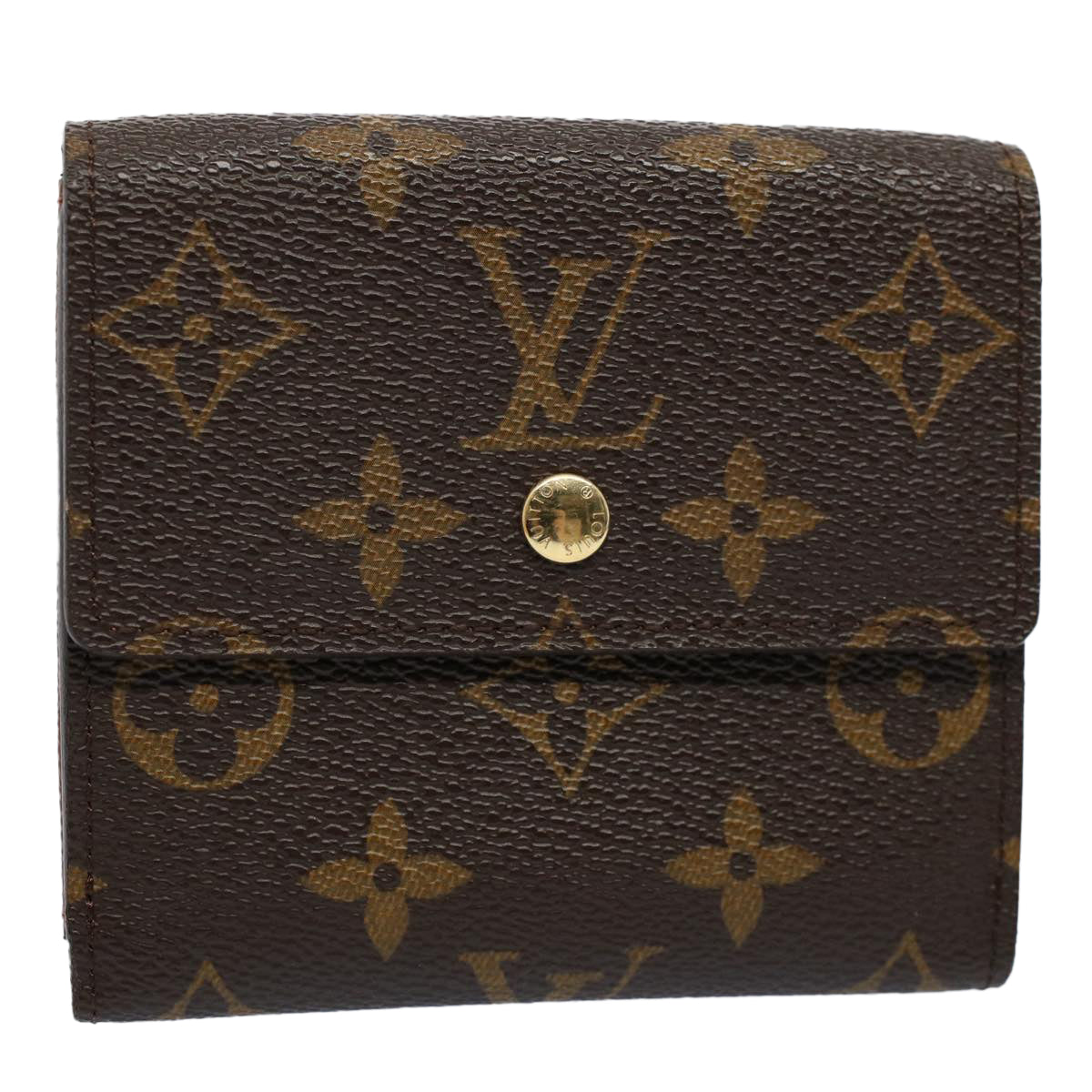 LOUIS VUITTON Monogram Porte Monnaie Bier Cartes Crdit Wallet M61652 Auth yk8662