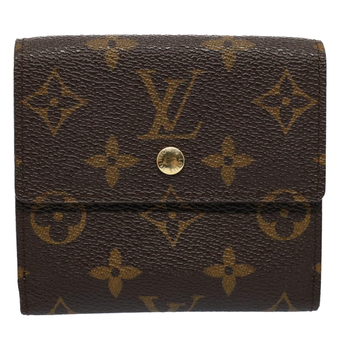 LOUIS VUITTON Monogram Porte Monnaie Bier Cartes Crdit Wallet M61652 Auth yk8662