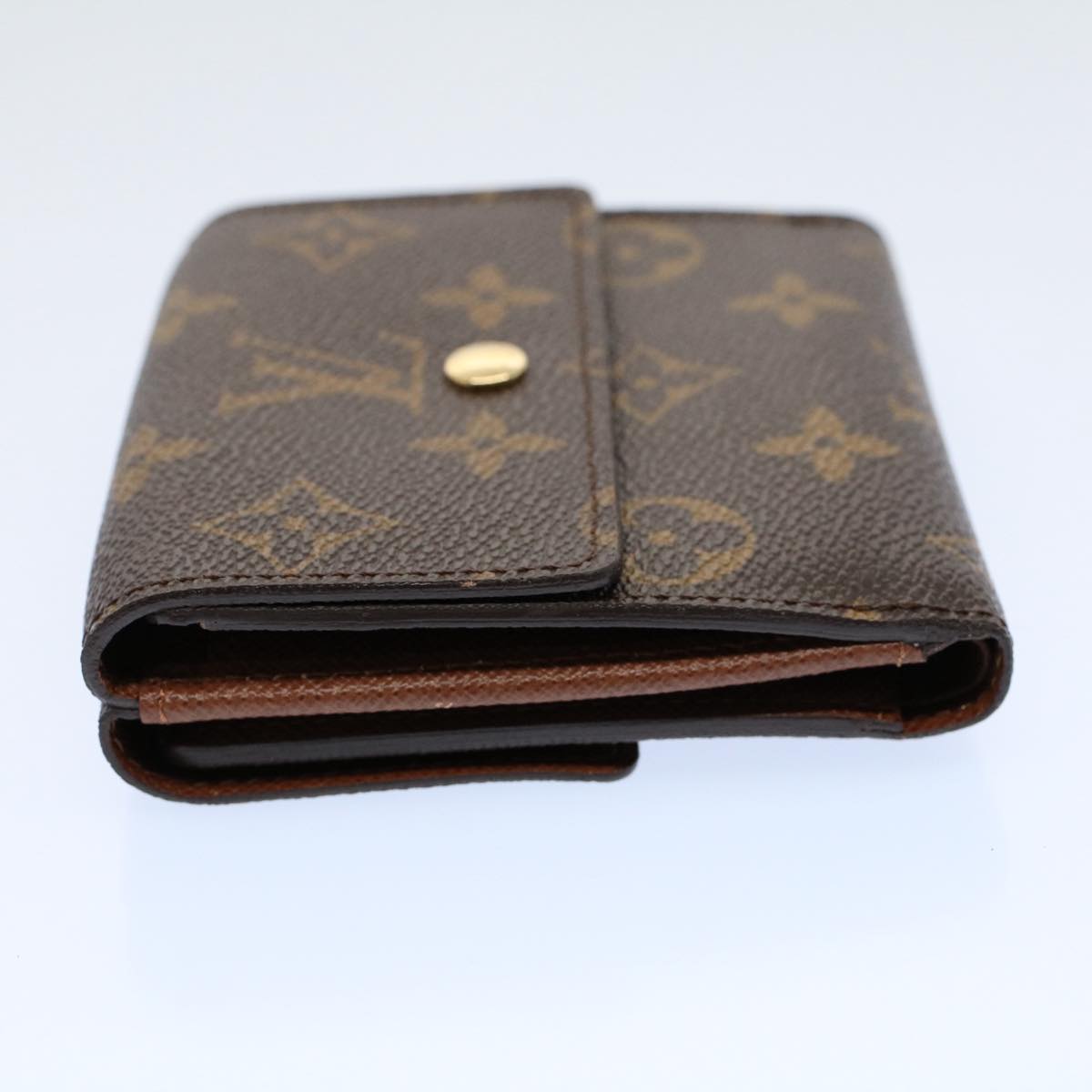 LOUIS VUITTON Monogram Porte Monnaie Bier Cartes Crdit Wallet M61652 Auth yk8662