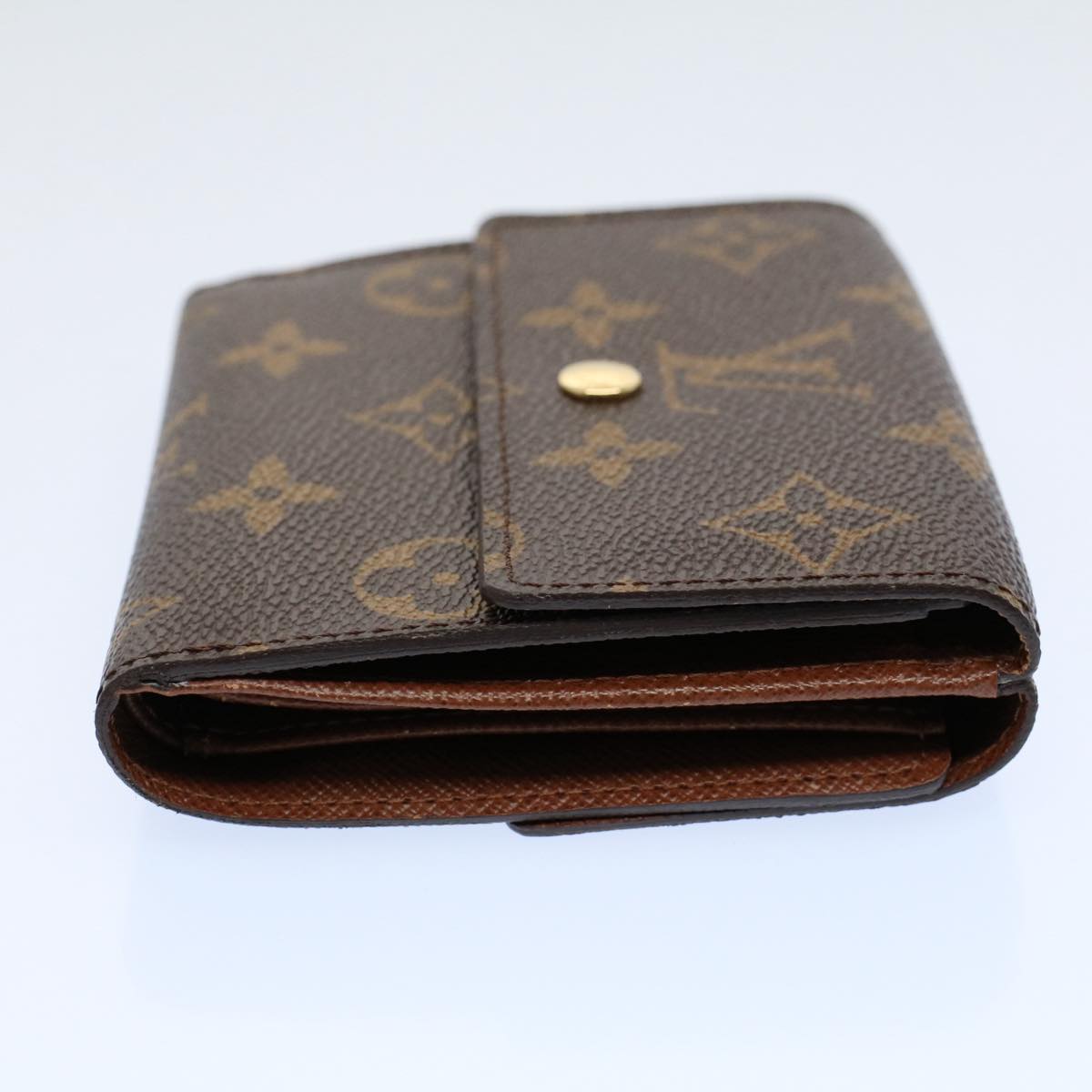 LOUIS VUITTON Monogram Porte Monnaie Bier Cartes Crdit Wallet M61652 Auth yk8662