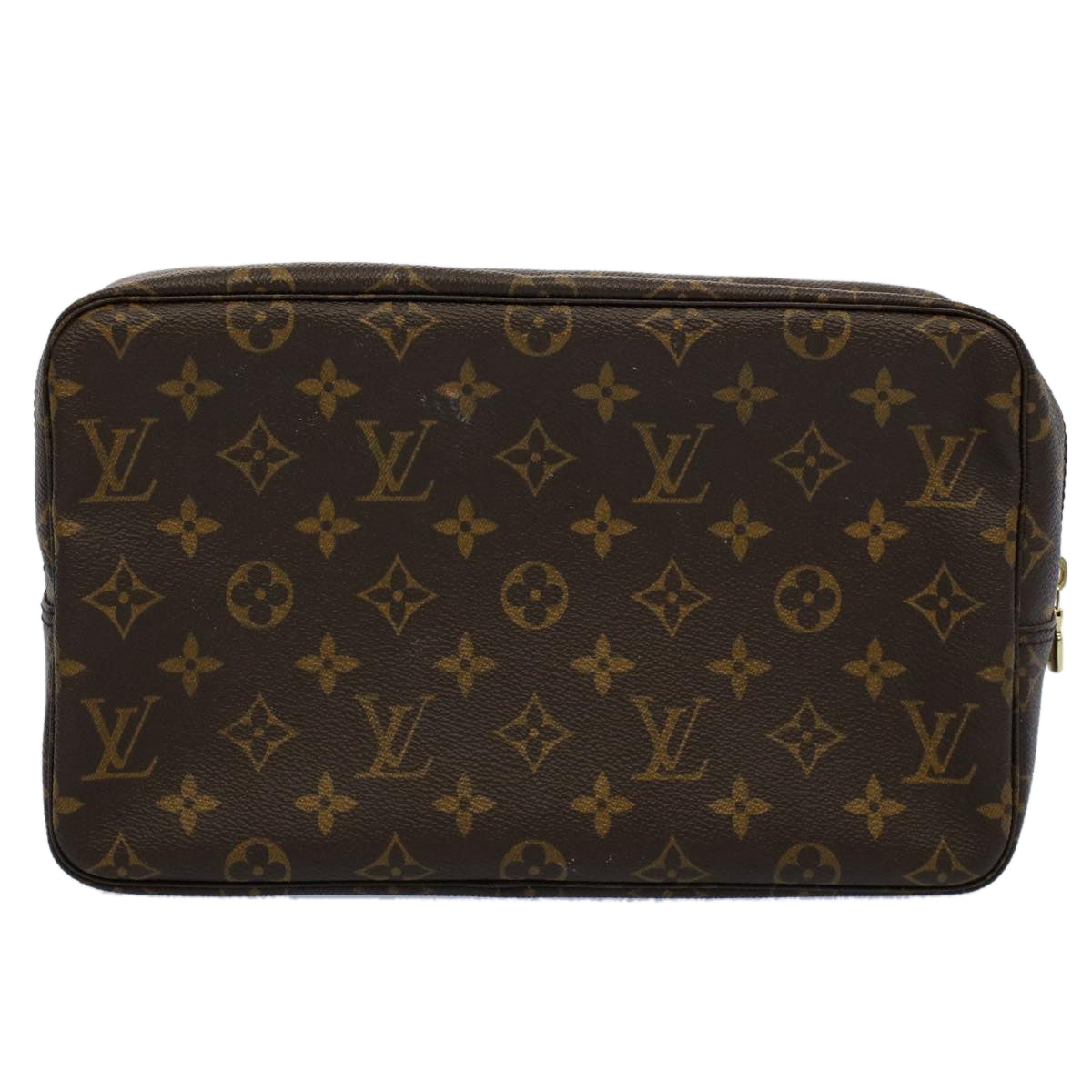 LOUIS VUITTON Monogram Trousse Toilette 28 Clutch Bag M47522 LV Auth yk8827