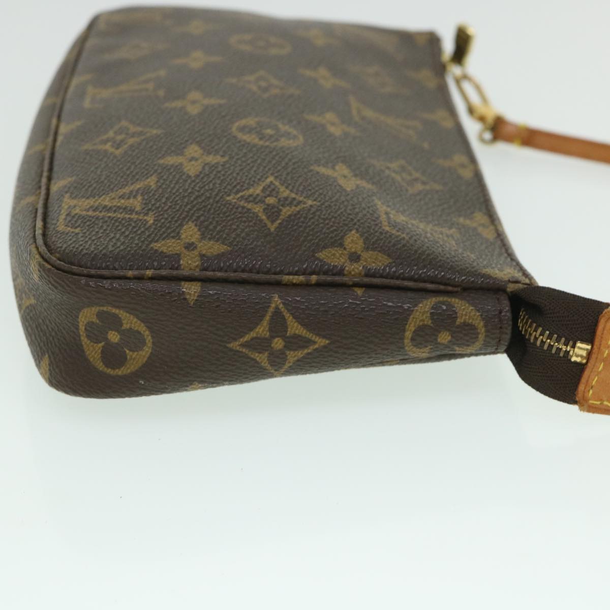 LOUIS VUITTON Monogram Pochette Accessoires Pouch M51980 LV Auth yk8850