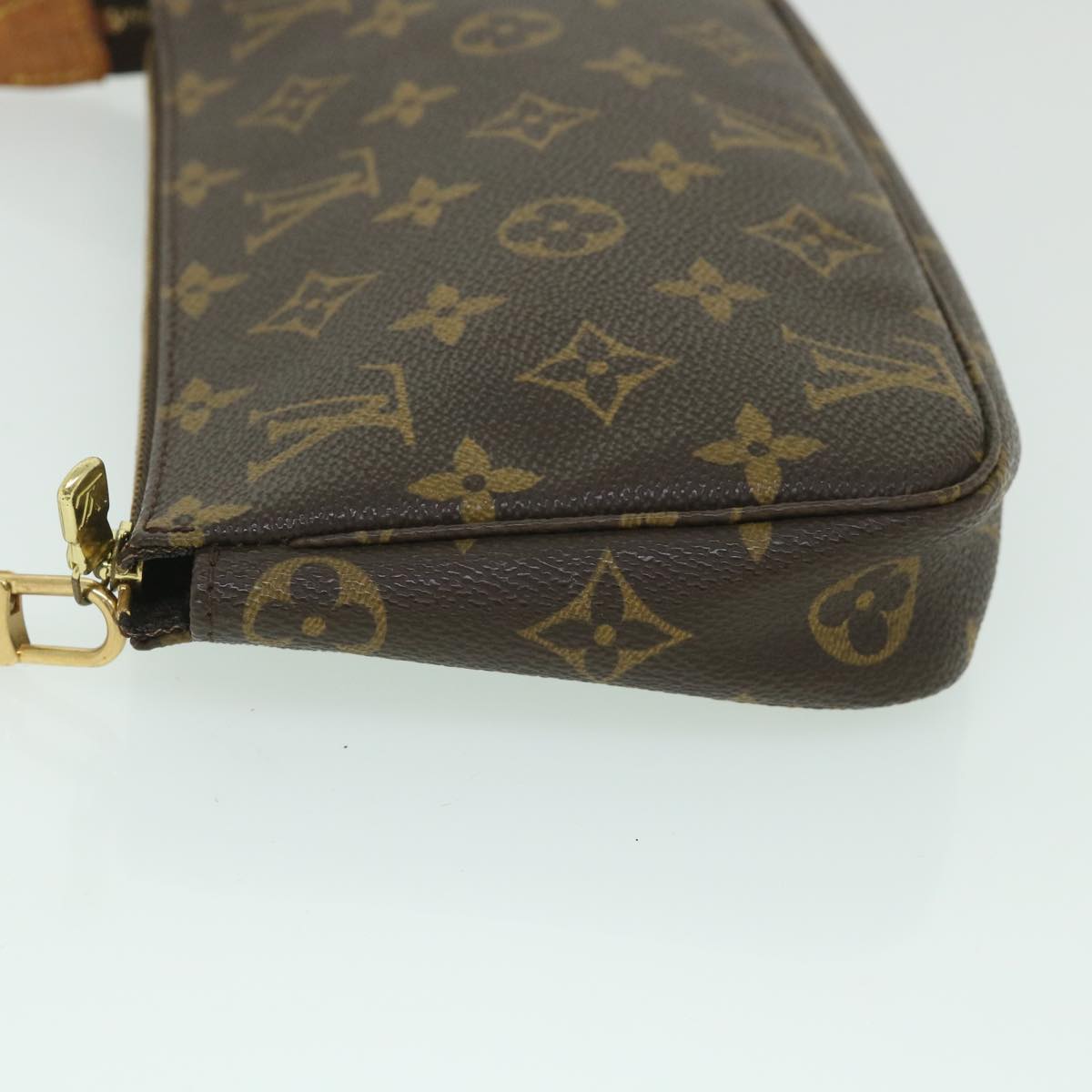 LOUIS VUITTON Monogram Pochette Accessoires Pouch M51980 LV Auth yk8850