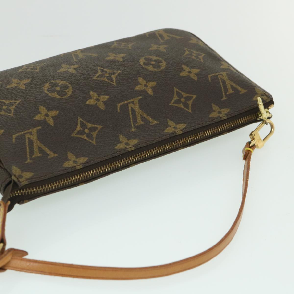 LOUIS VUITTON Monogram Pochette Accessoires Pouch M51980 LV Auth yk8850