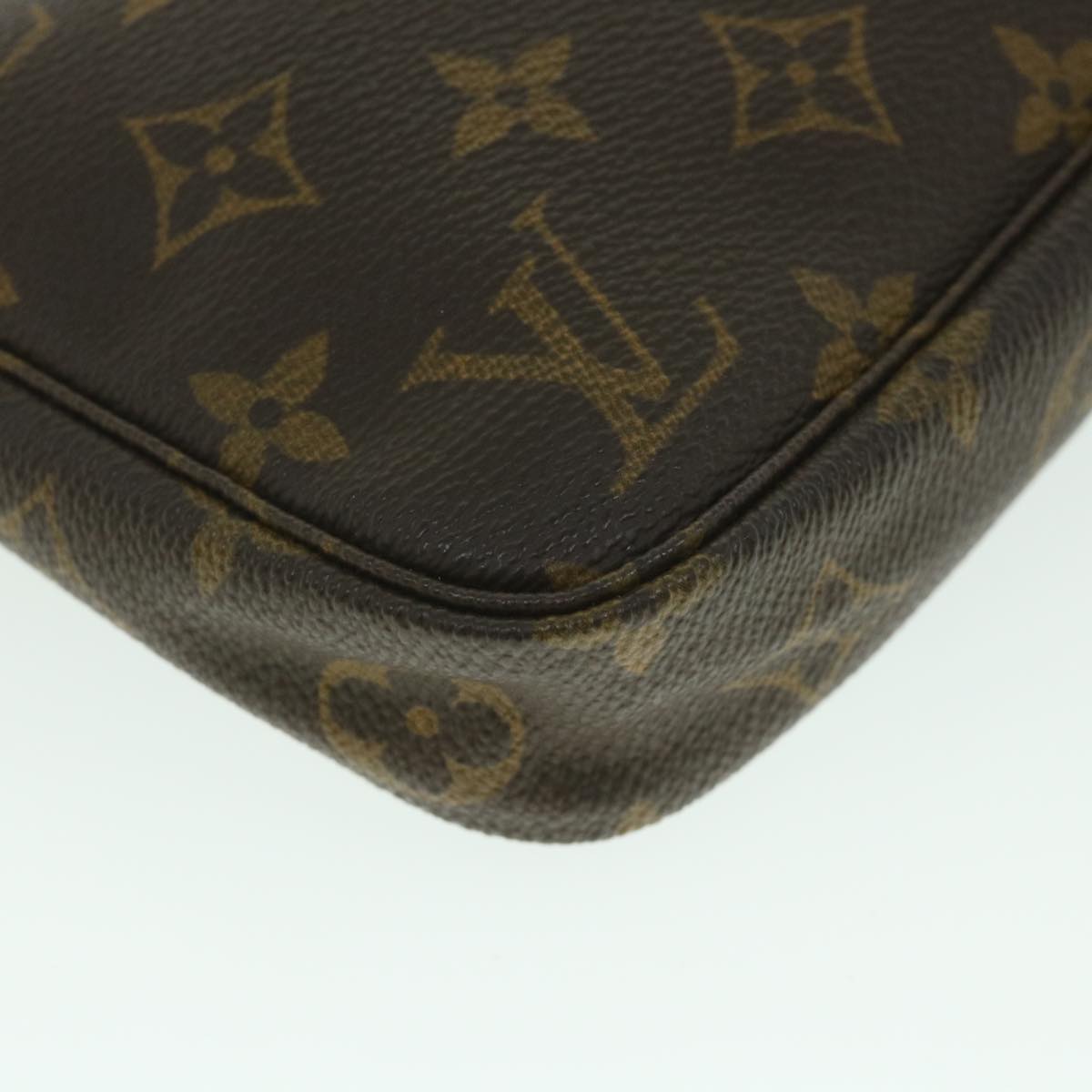 LOUIS VUITTON Monogram Pochette Accessoires Pouch M51980 LV Auth yk8851