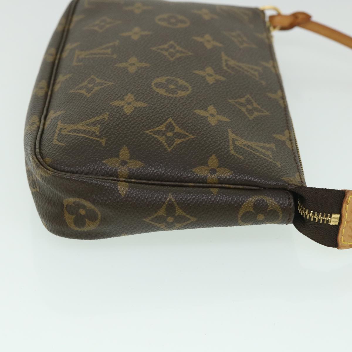 LOUIS VUITTON Monogram Pochette Accessoires Pouch M51980 LV Auth yk8851