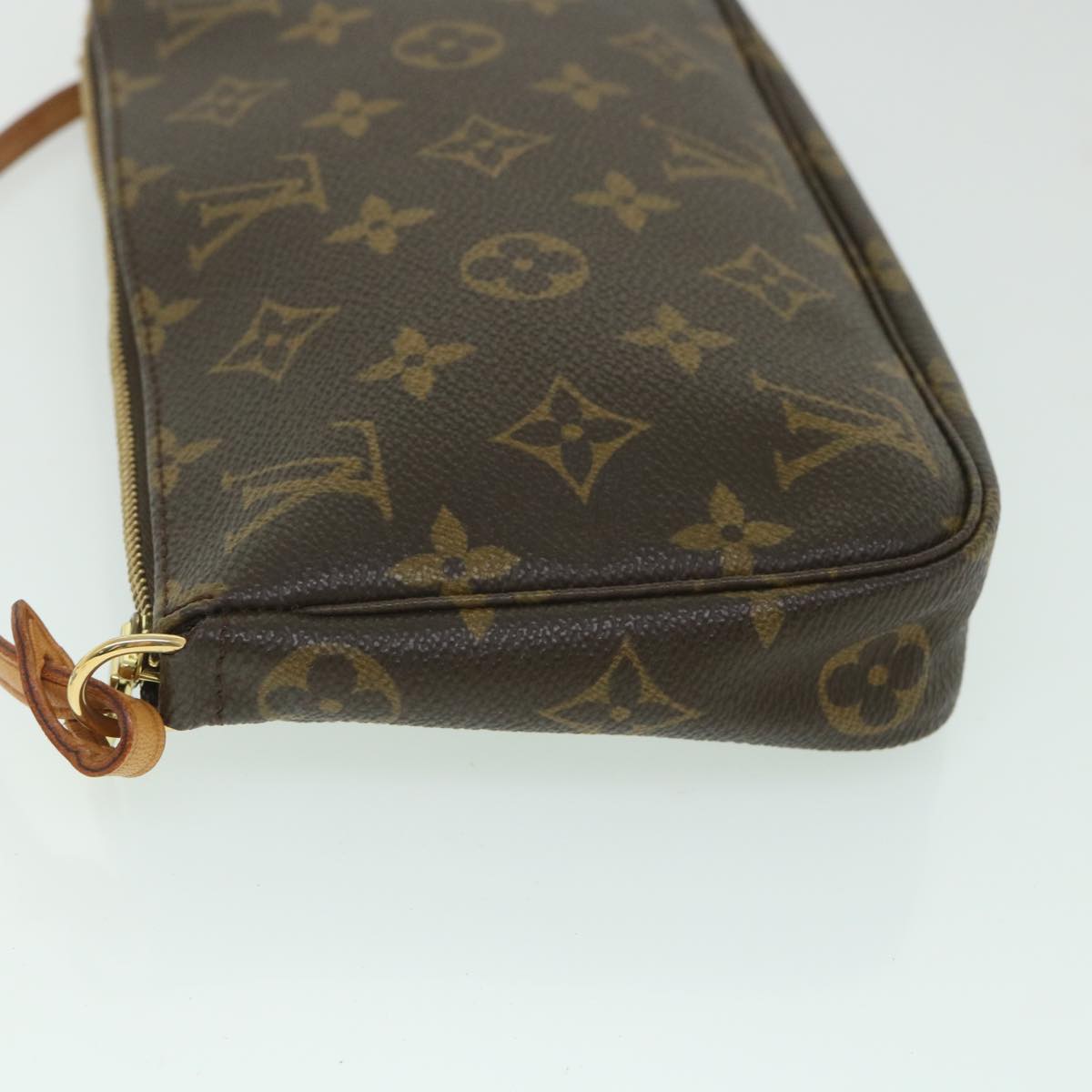 LOUIS VUITTON Monogram Pochette Accessoires Pouch M51980 LV Auth yk8851