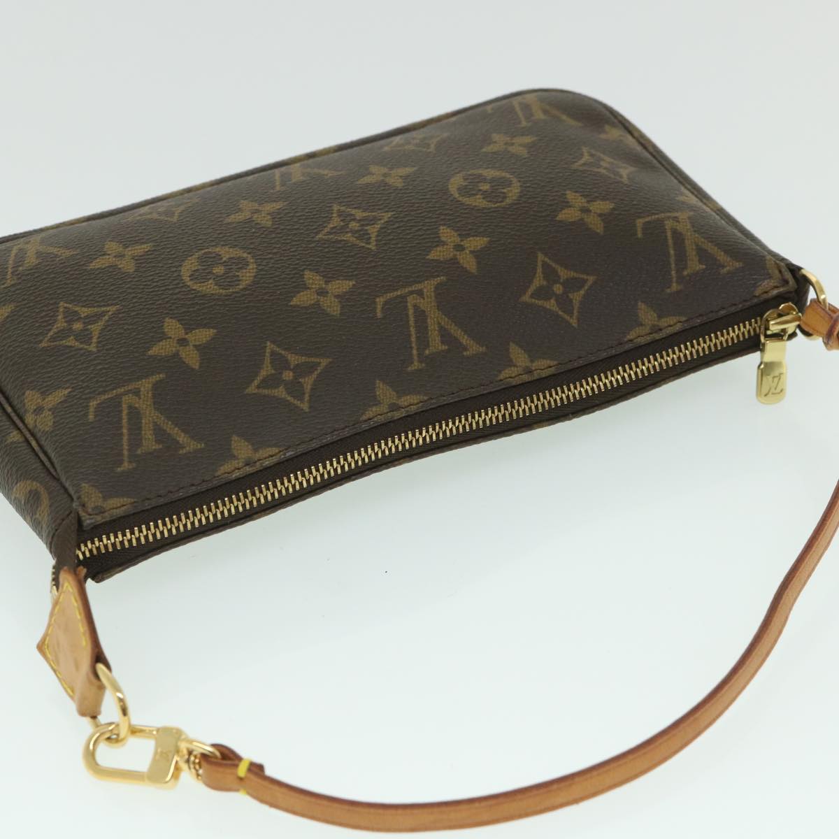 LOUIS VUITTON Monogram Pochette Accessoires Pouch M51980 LV Auth yk8851