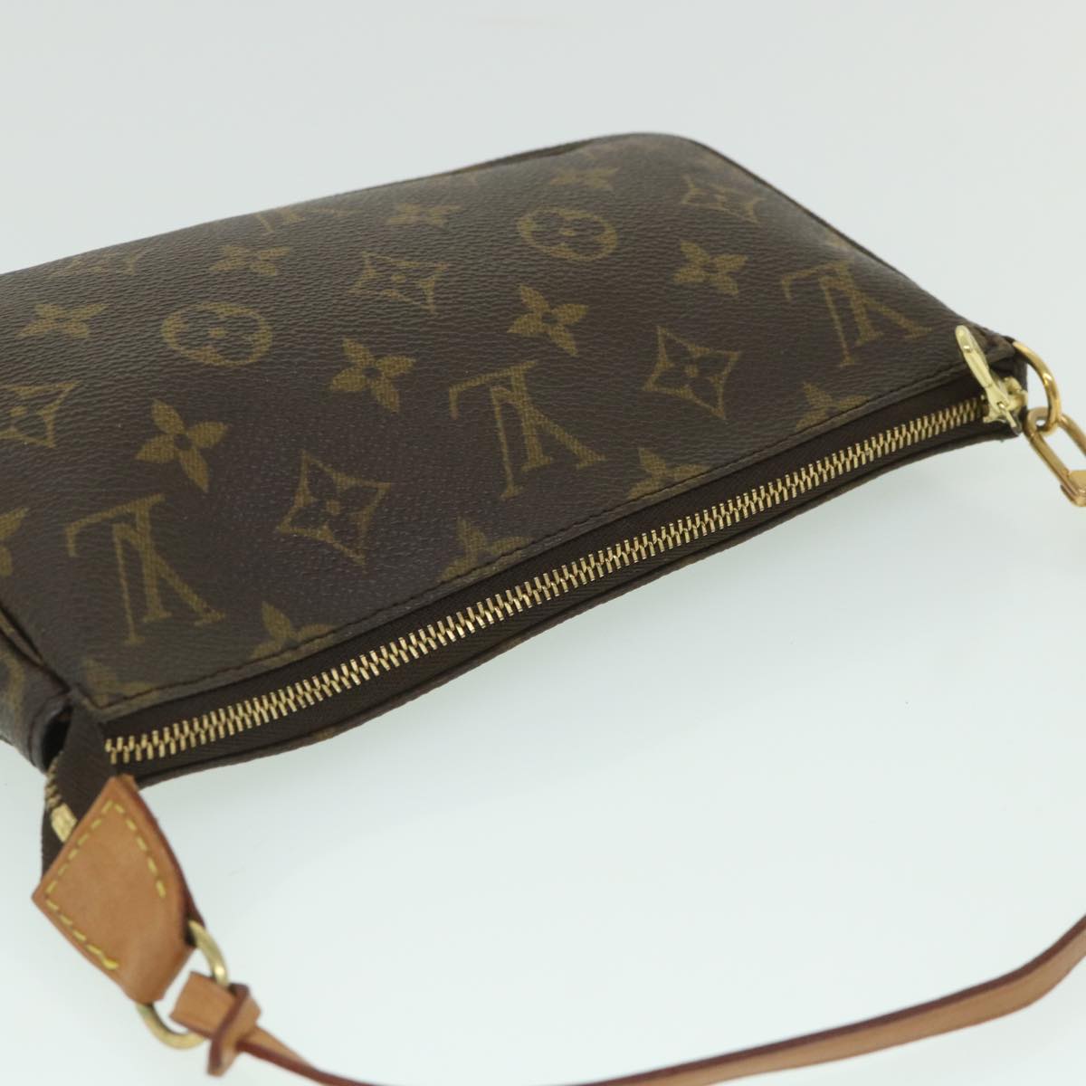 LOUIS VUITTON Monogram Pochette Accessoires Pouch M51980 LV Auth yk8852