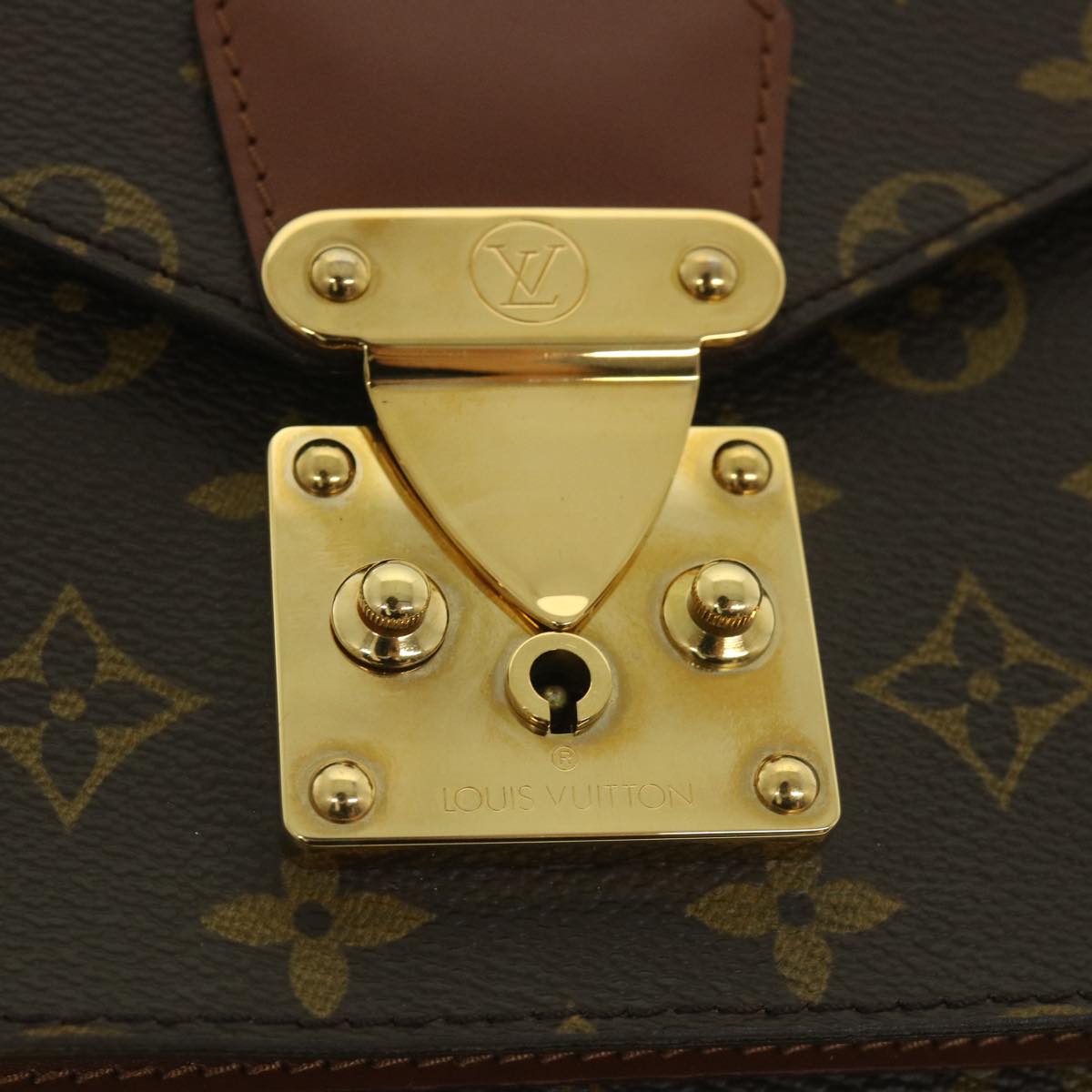 LOUIS VUITTON Monogram Monceau 28 Hand Bag 2way M51185 LV Auth yk8957