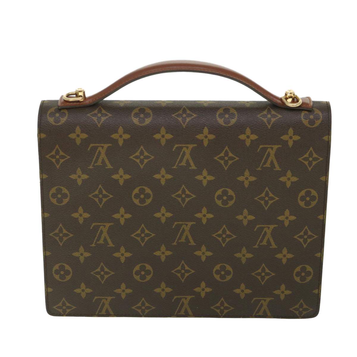 LOUIS VUITTON Monogram Monceau 28 Hand Bag 2way M51185 LV Auth yk8957