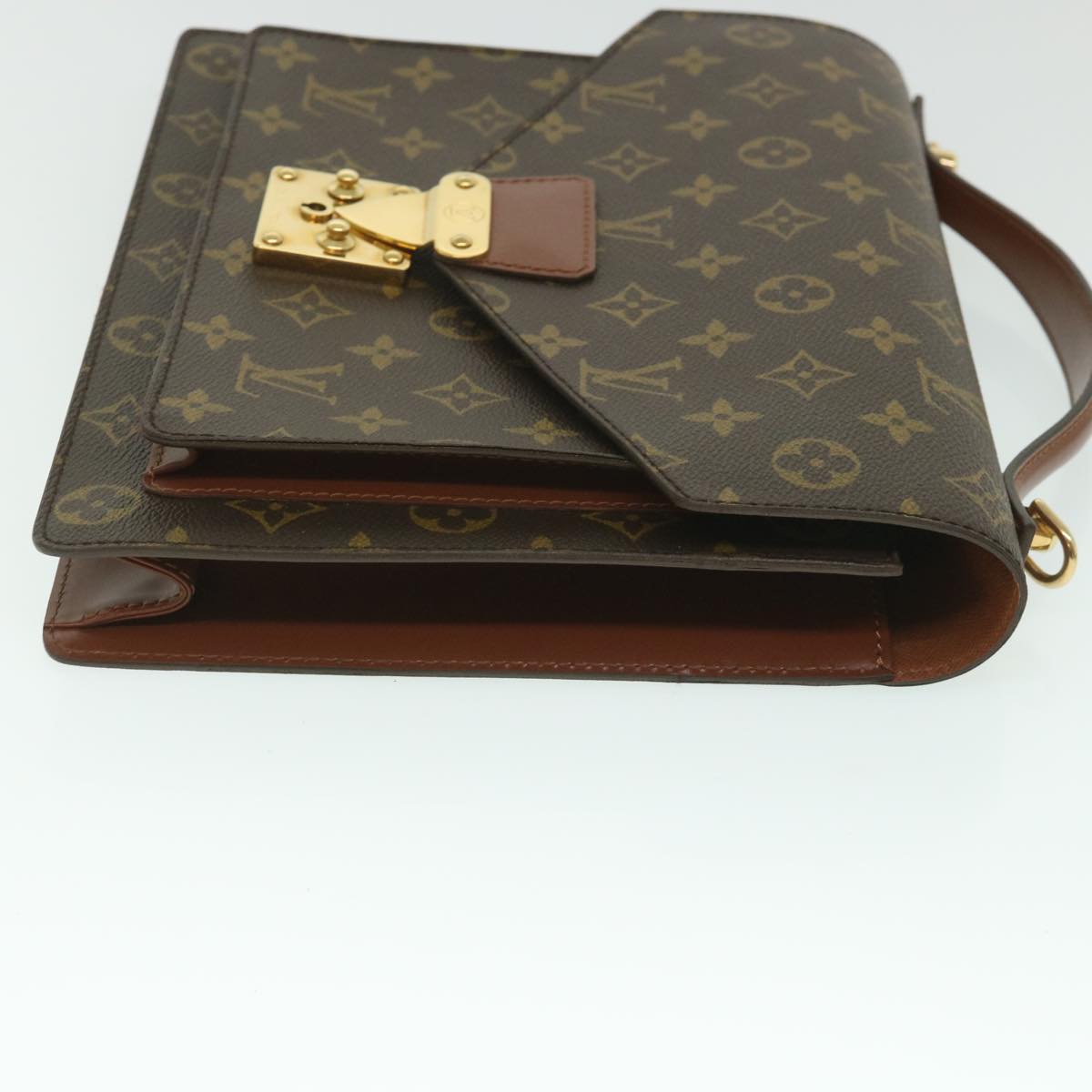 LOUIS VUITTON Monogram Monceau 28 Hand Bag 2way M51185 LV Auth yk8957