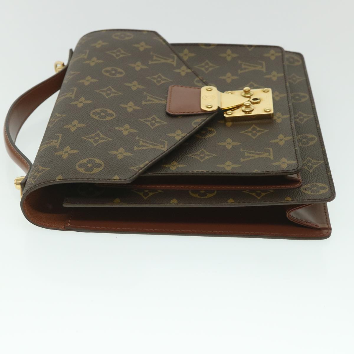 LOUIS VUITTON Monogram Monceau 28 Hand Bag 2way M51185 LV Auth yk8957