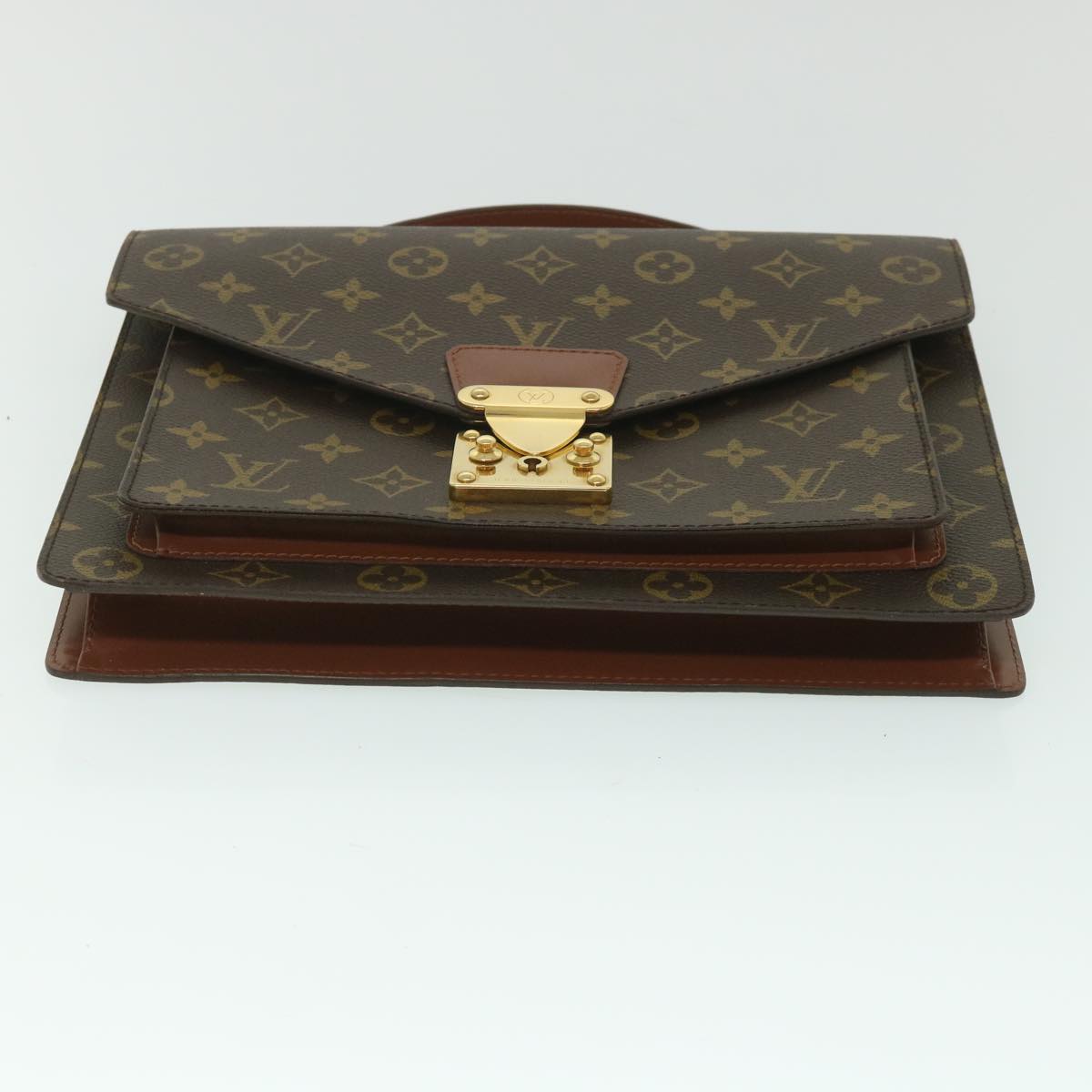 LOUIS VUITTON Monogram Monceau 28 Hand Bag 2way M51185 LV Auth yk8957