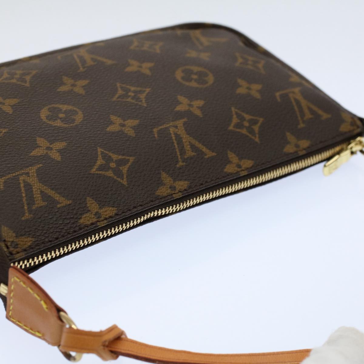 LOUIS VUITTON Monogram Pochette Accessoires Pouch M51980 LV Auth yk8973