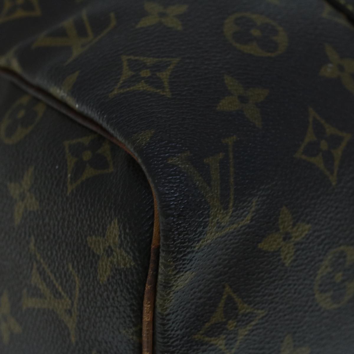 LOUIS VUITTON Monogram Sac Souple 35 Boston Bag M41626 LV Auth yk9055