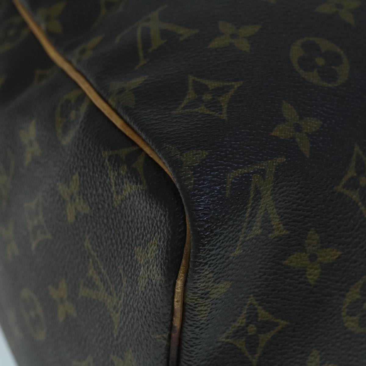 LOUIS VUITTON Monogram Sac Souple 35 Boston Bag M41626 LV Auth yk9055