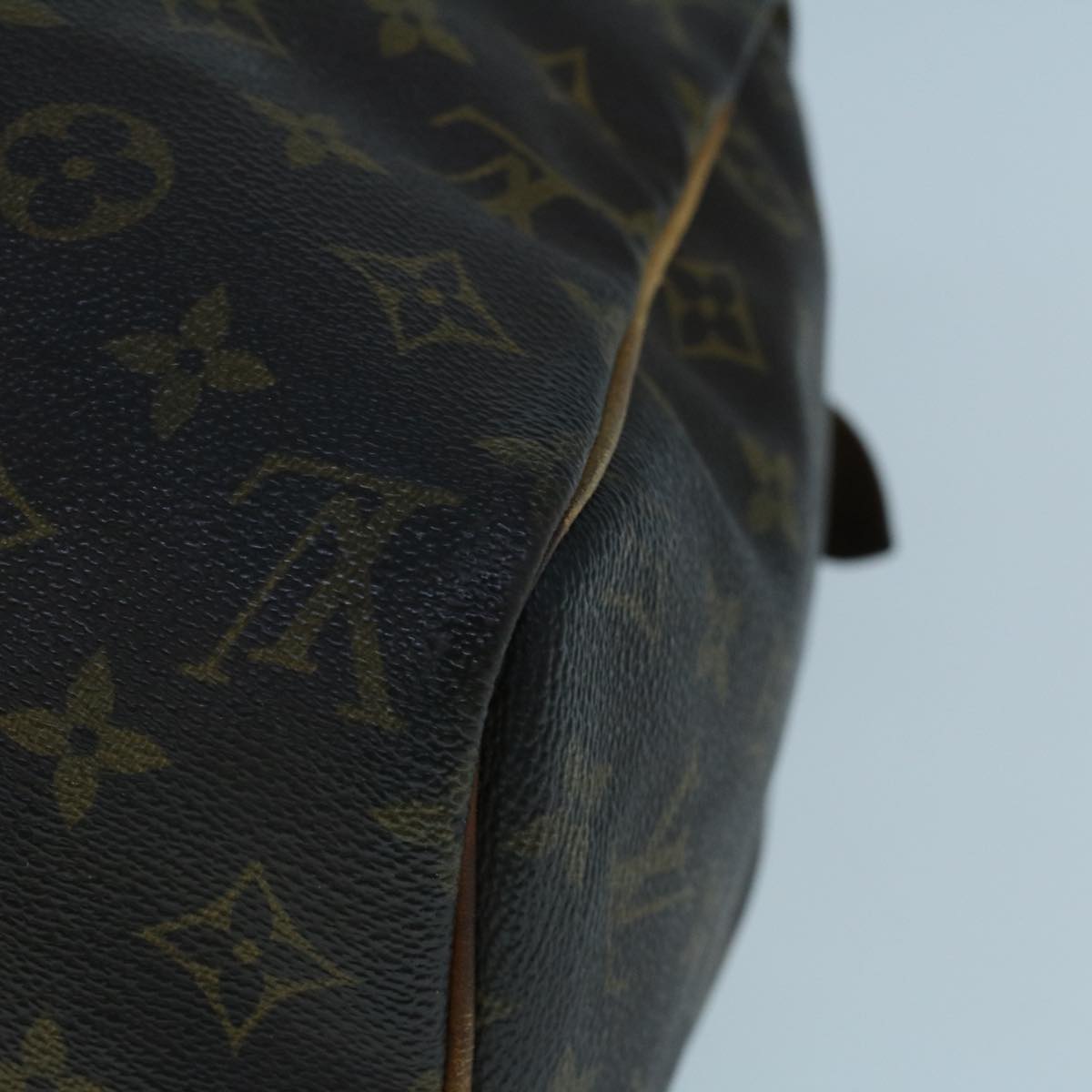 LOUIS VUITTON Monogram Sac Souple 35 Boston Bag M41626 LV Auth yk9055