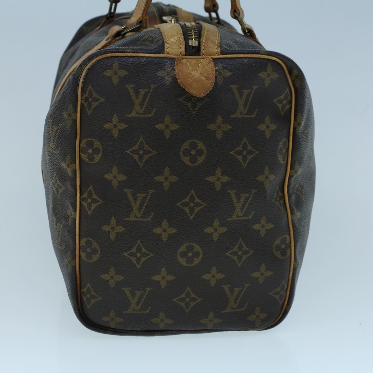 LOUIS VUITTON Monogram Sac Souple 35 Boston Bag M41626 LV Auth yk9055