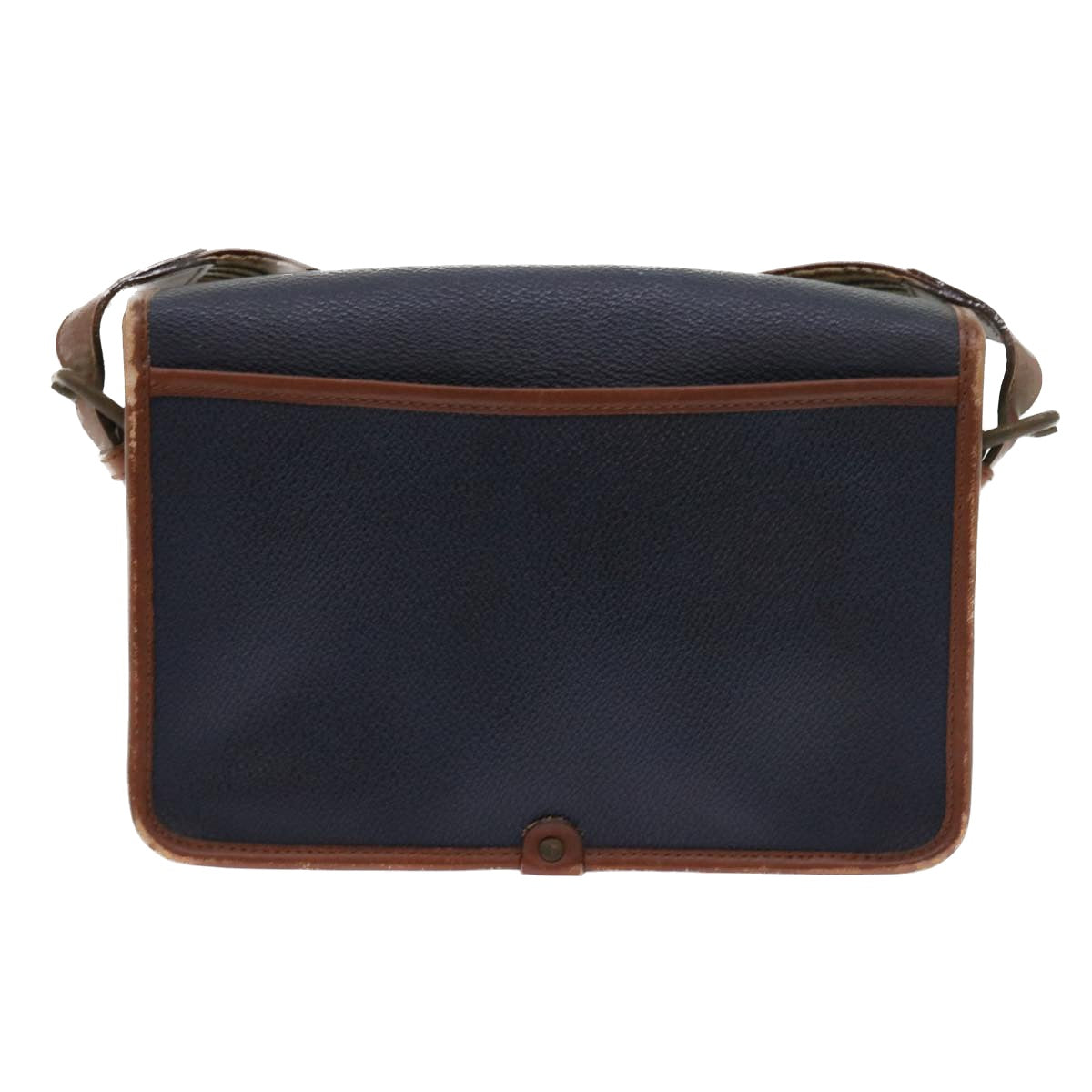 Burberrys Shoulder Bag Leather Navy Auth yk9080