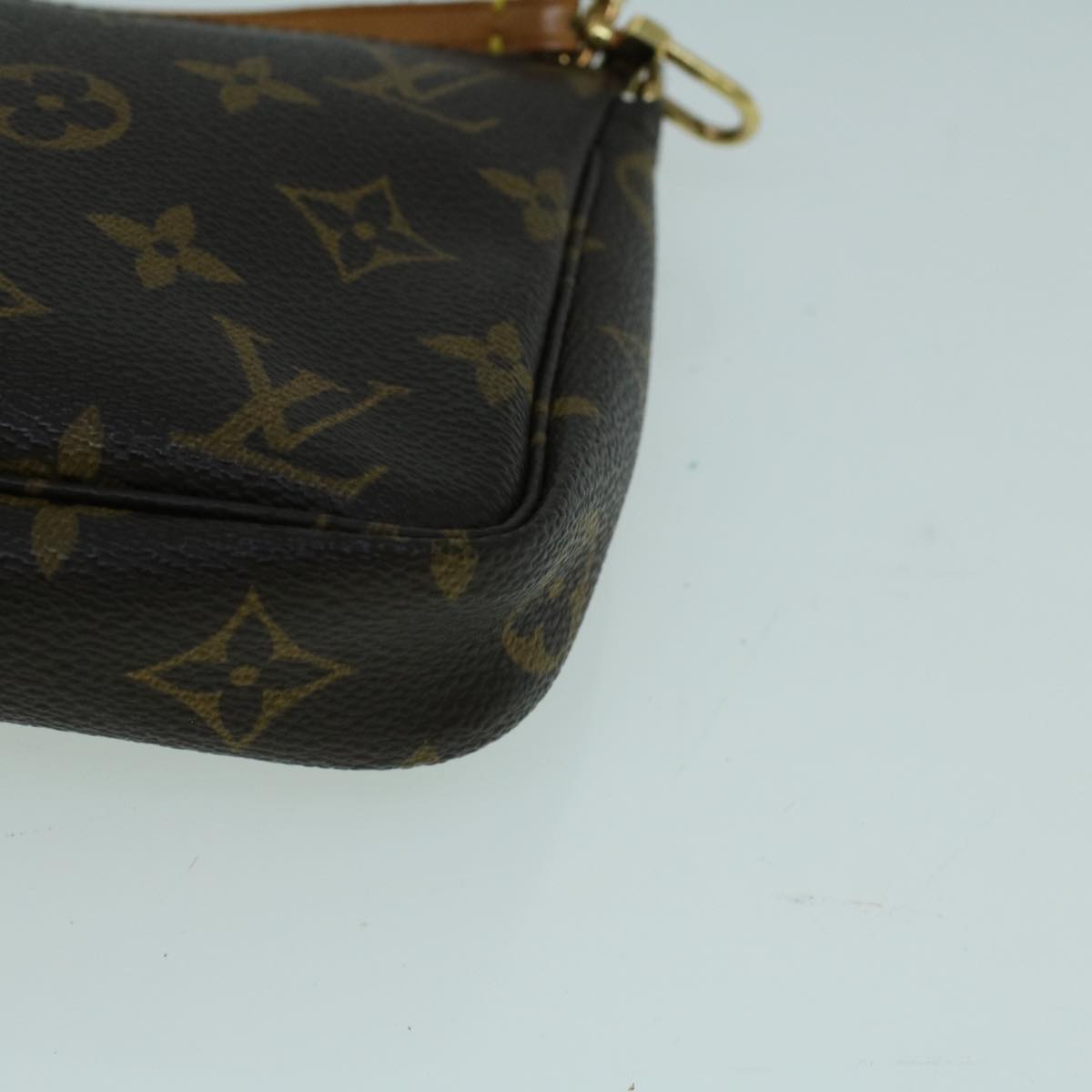 LOUIS VUITTON Monogram Pochette Accessoires Pouch M51980 LV Auth yk9144