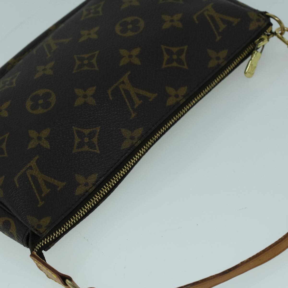 LOUIS VUITTON Monogram Pochette Accessoires Pouch M51980 LV Auth yk9144