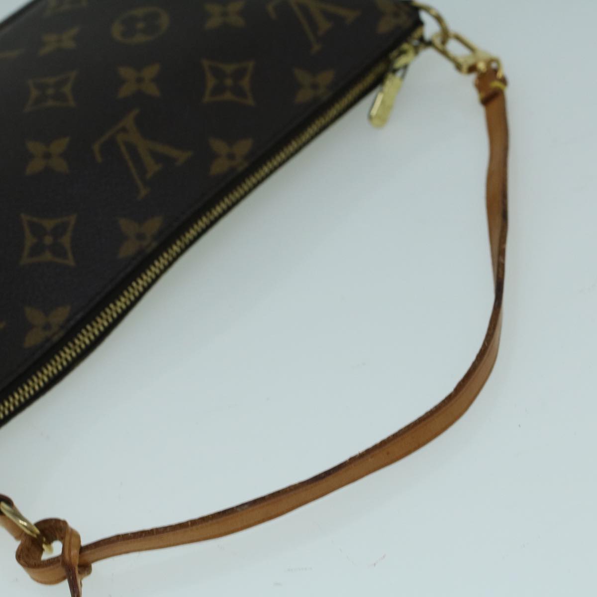 LOUIS VUITTON Monogram Pochette Accessoires Pouch M51980 LV Auth yk9144