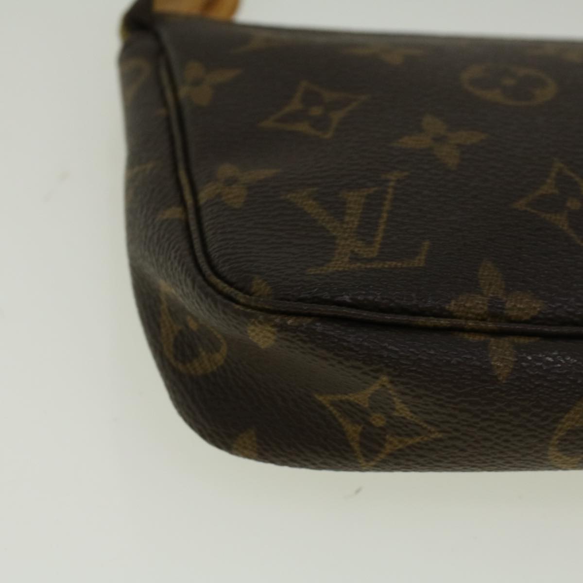 LOUIS VUITTON Monogram Pochette Accessoires Pouch M51980 LV Auth yk9146