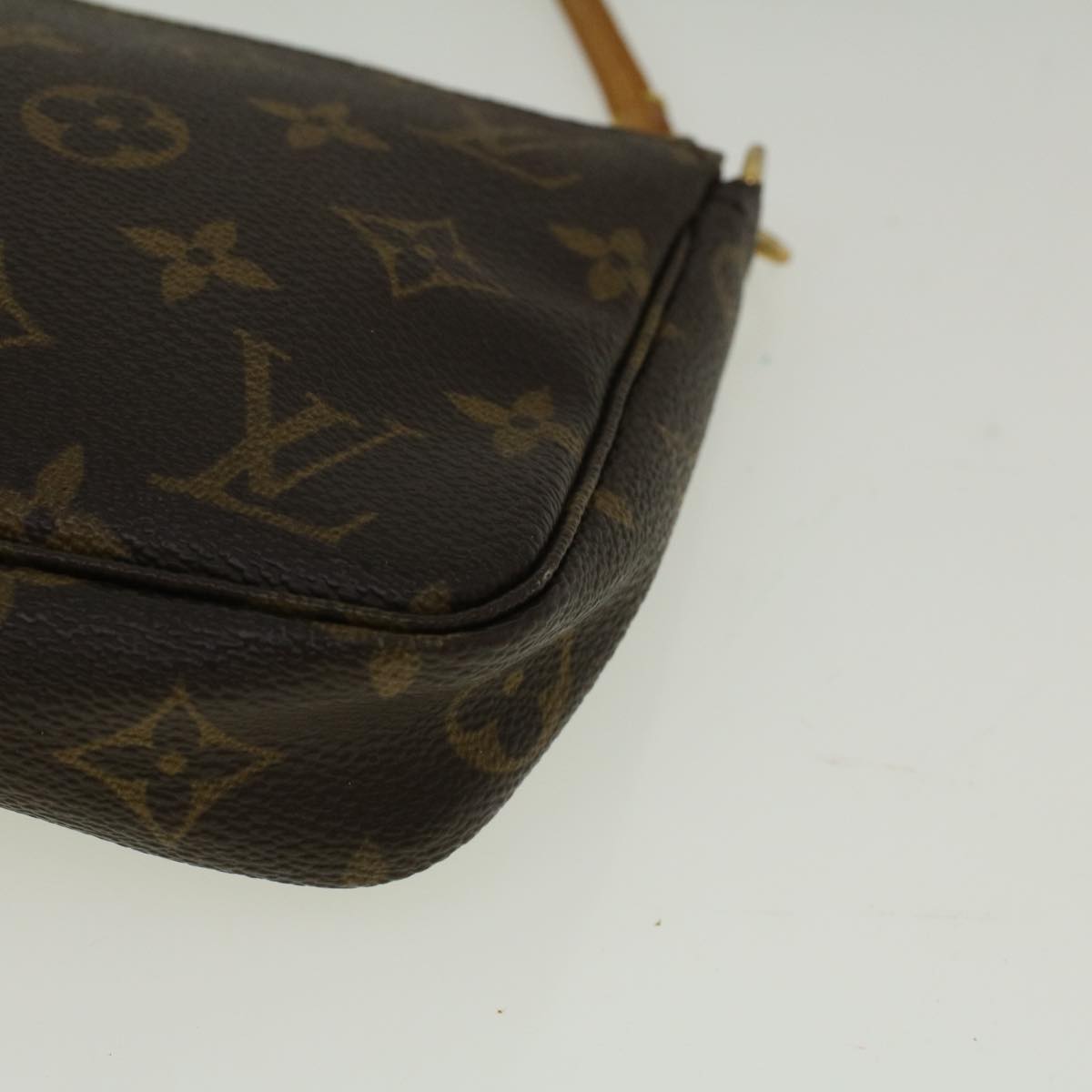 LOUIS VUITTON Monogram Pochette Accessoires Pouch M51980 LV Auth yk9146