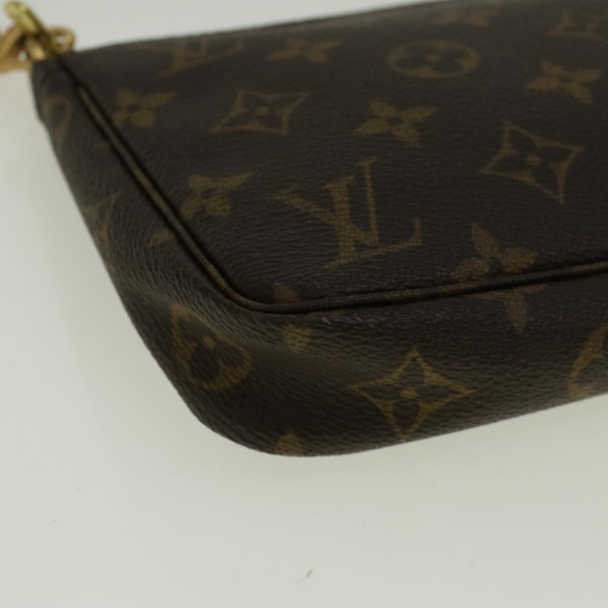 LOUIS VUITTON Monogram Pochette Accessoires Pouch M51980 LV Auth yk9146