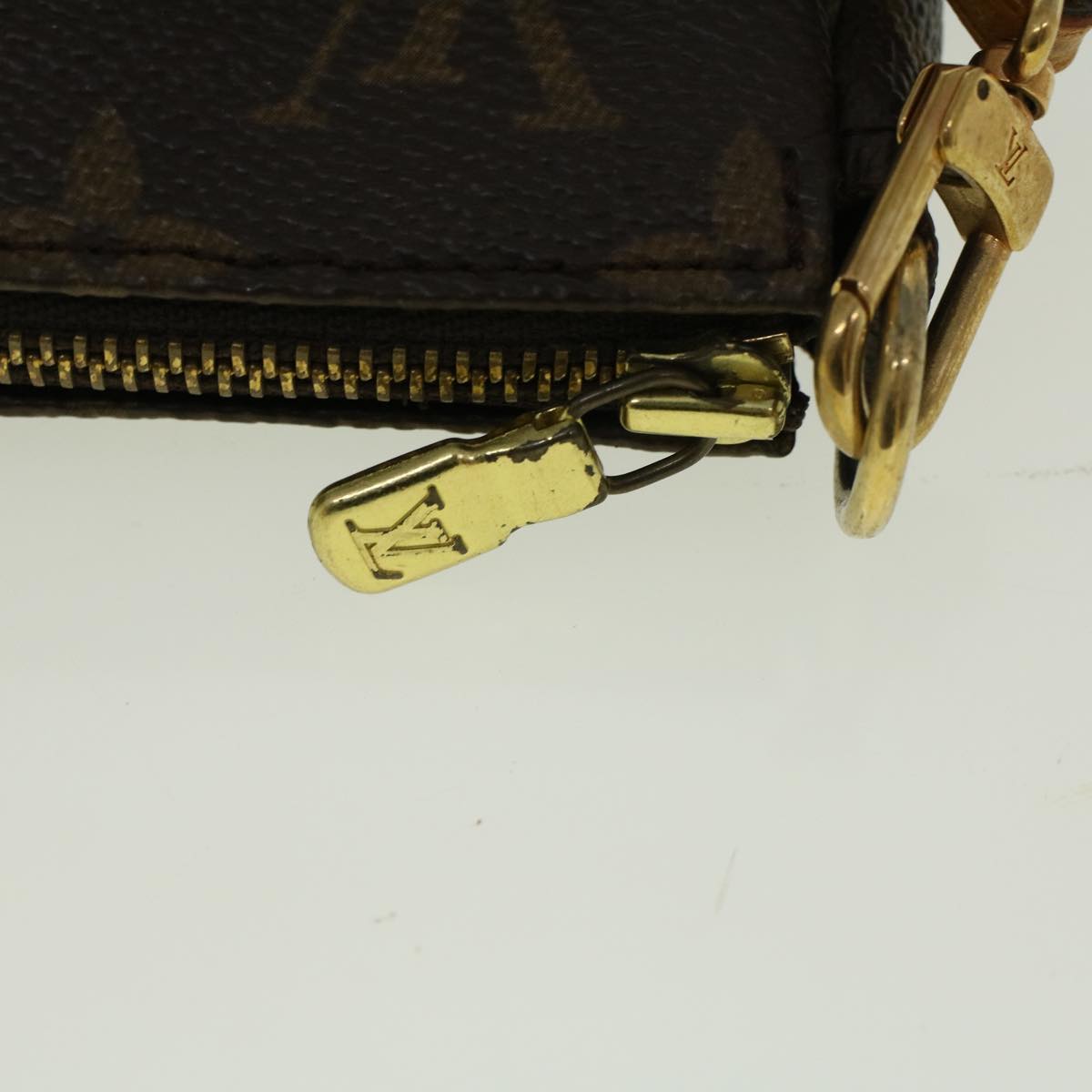 LOUIS VUITTON Monogram Pochette Accessoires Pouch M51980 LV Auth yk9146