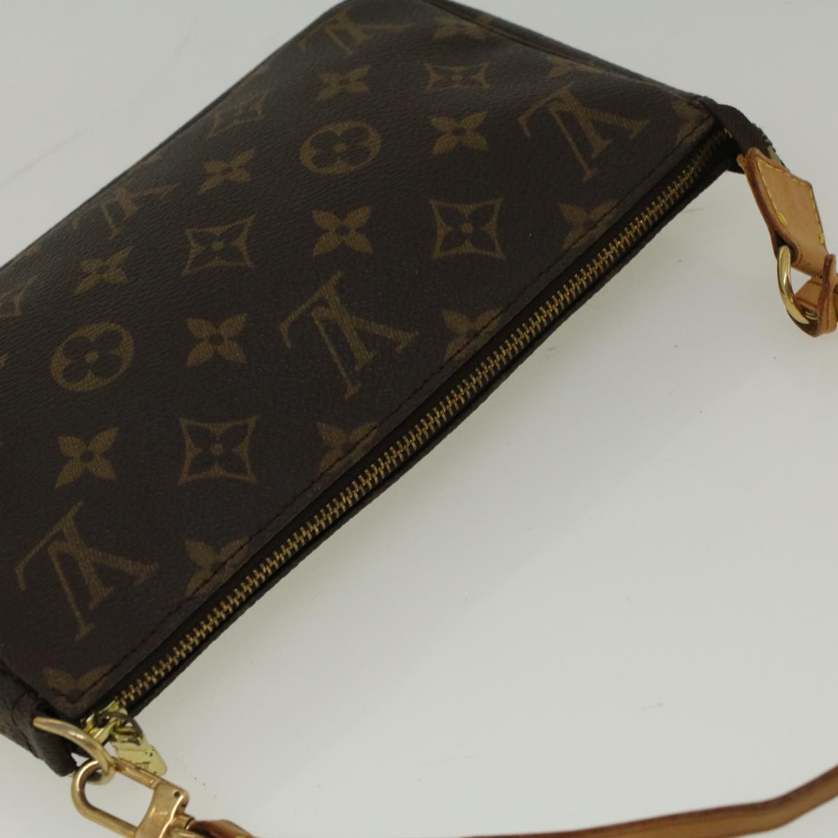 LOUIS VUITTON Monogram Pochette Accessoires Pouch M51980 LV Auth yk9146