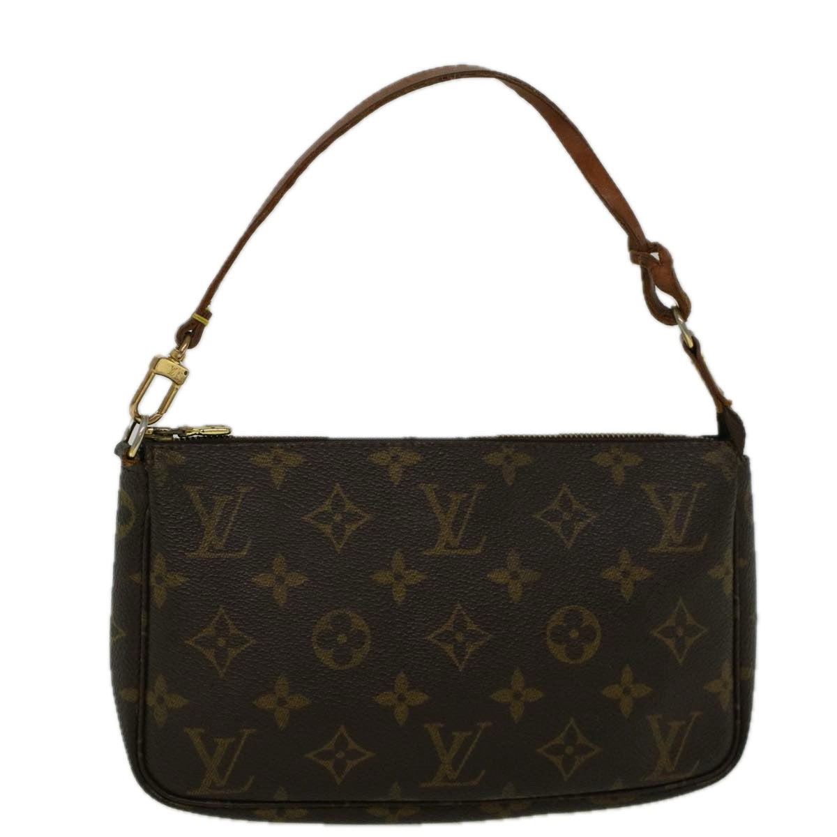 LOUIS VUITTON Monogram Pochette Accessoires Pouch M51980 LV Auth yk9160