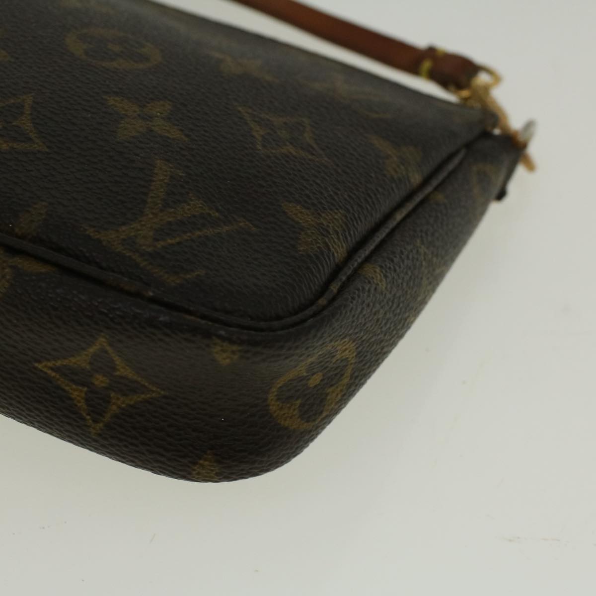 LOUIS VUITTON Monogram Pochette Accessoires Pouch M51980 LV Auth yk9160