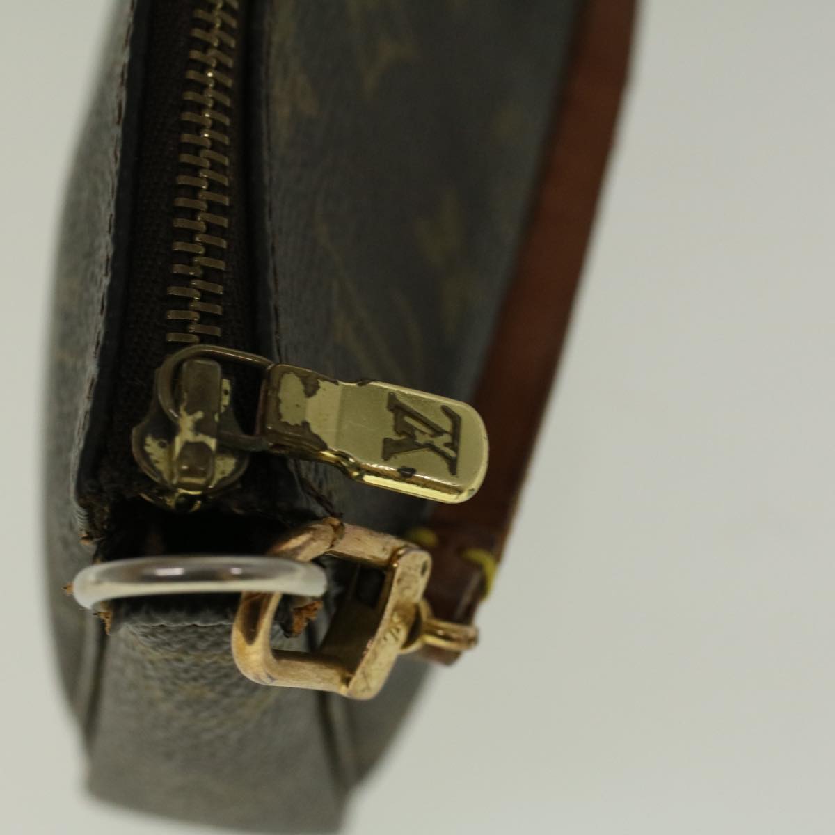 LOUIS VUITTON Monogram Pochette Accessoires Pouch M51980 LV Auth yk9160