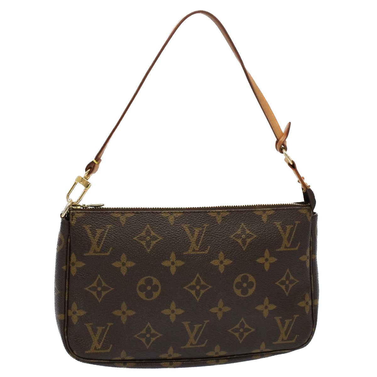 LOUIS VUITTON Monogram Pochette Accessoires Pouch M51980 LV Auth yk9189